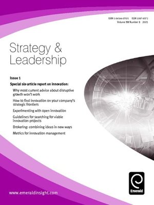 cover image of Strategy & Leadership, Volume 33, Issue 1